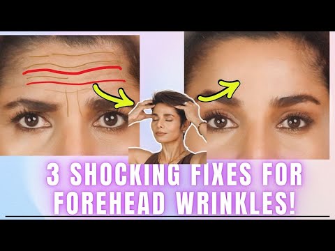 How to REMOVE FOREHEAD WRINKLES and TIGHTEN Forehead Skin Without Botox