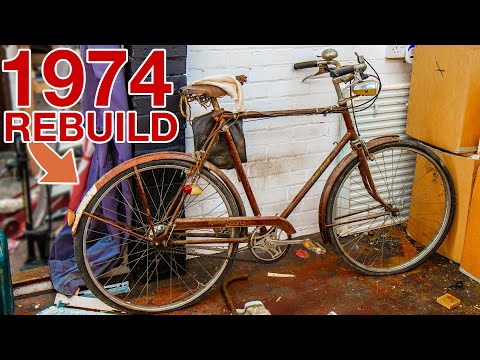 Restoring an abandoned vintage Raleigh! Full bike rebuild!