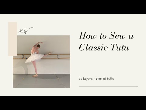 I made a classic tutu || Pattern and sewing tutorial