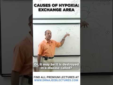 Causes Of Hypoxia Exchange Area #drnajeeb #drnajeeblectures #shortvideo