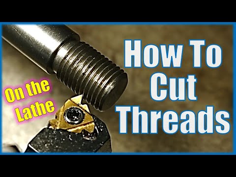 How to cut a thread on a manual lathe (Intermediate method ideal for home workshop & hobby engineer)