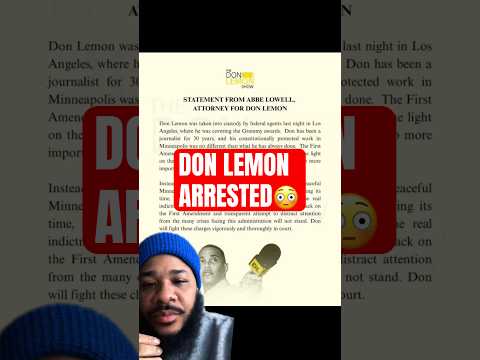 OMG: DON LEMON ARRESTED😳 #donlemon #politics #breakingnews #nickiminaj