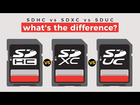 SDHC vs SDXC vs SDUC - The Difference Between Memory Cards