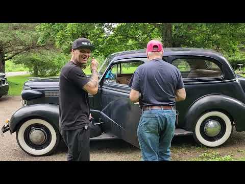 Just found a 1938 Chevy on the side of the road 🤯