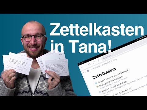 Simple Zettelkasten in Tana