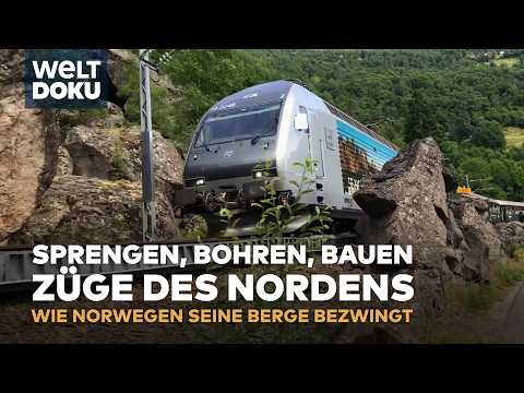 Feuer, Fels und Fjorde: Norwegens spektakulärste Bahnlinie | WELT Doku