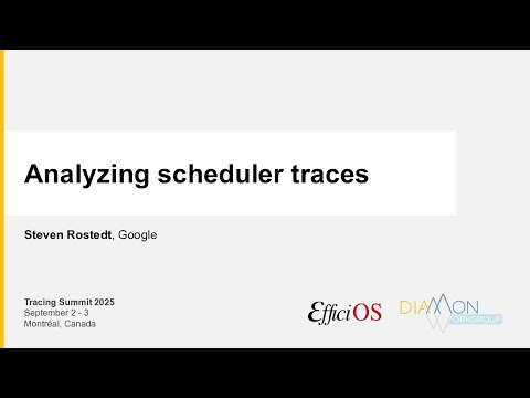 TS2025 - Analyzing scheduler traces