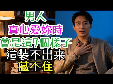 男人真心愛妳時，會是這7個樣子，裝不出來，也藏不住。#男人 #真心 #愛 #樣子 #裝不出來 #藏不住 #記得 #話 #細節 #行動 #眼神 #心理學 #關注機制 #選擇性專注 #浪漫 #實際 #