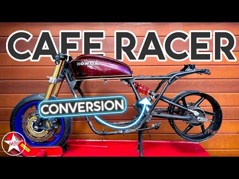 HONDA CB750 MONO-SHOCK Conversion - TIMELAPSE