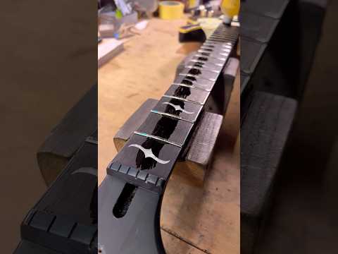 Incredible transformation of guitar fretboard