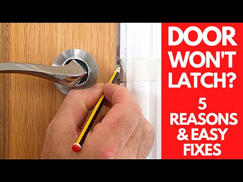 How to Fix a Door That Won't Latch
