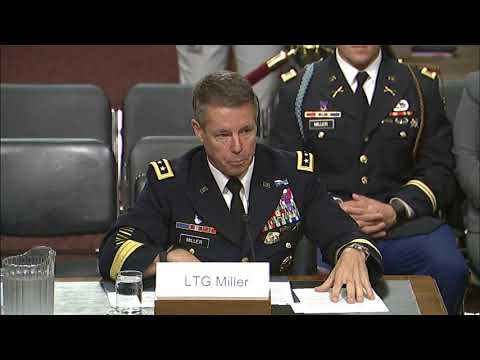 Ernst Questions Nominee Lieutenant General Austin Miller in Senate Armed Services Committee Hearing