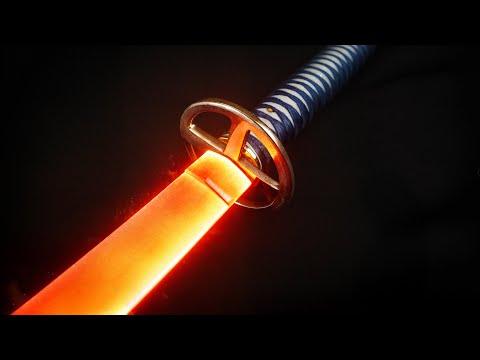 Forging a KATANA from an Old Iron Saw