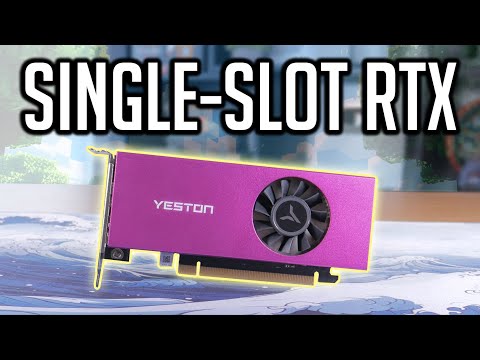 Only Reason To Buy An RTX 3050?!? (Single-Slot RTX 3050)