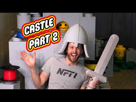 Printing a Life-Sized LEGO-Style Castle! --  Strength Testing