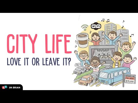 English Podcast - Why do people prefer to live in cities? | Intermediate