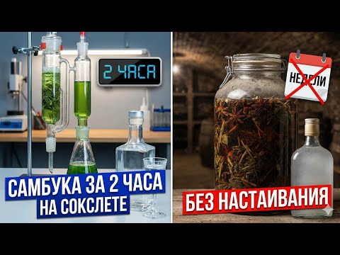 Sambuca in 2 Hours: Soxhlet Extractor Recipe (No Infusion)