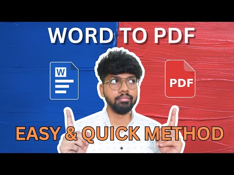 Word to PDF Converter | Simple & Fast Method