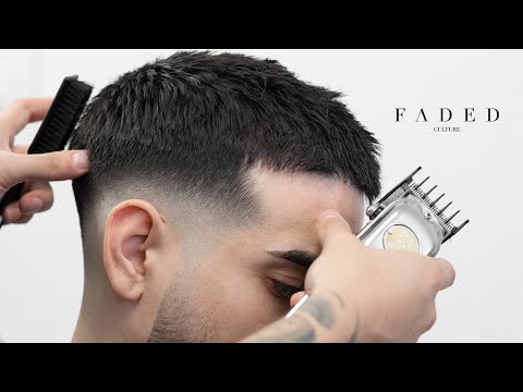 💈 HOW TO DO A PERFECT FADE WITH TEXTURE, FADED CULTURE BARBER TUTORIAL! 🏴