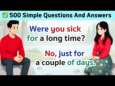 500 Simple Phrases | English Speaking Practice for Beginners | English Conversation