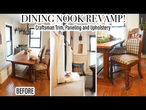 From Basic to Built-In: Dining Nook Makeover