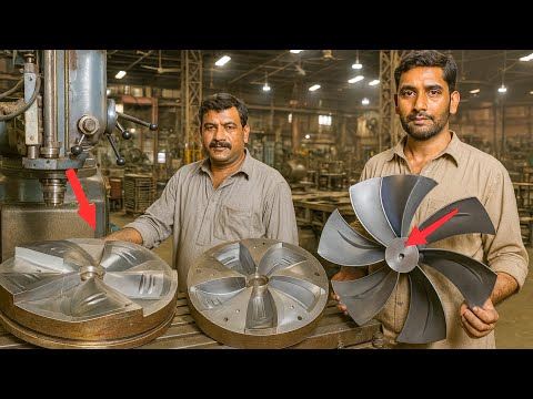 “Unbelievable Precision! Five-Blade Fan Die Manufacturing Inside the Factory