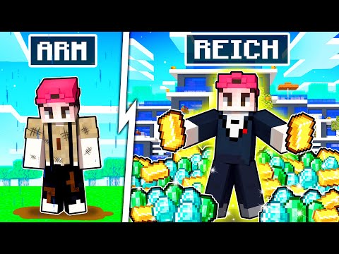 Ich werde MILLIONÄR in MINECRAFT! (Arm vs Reich)