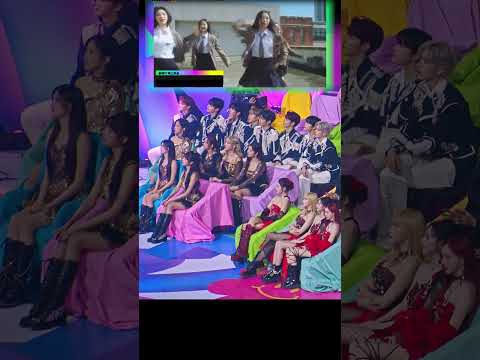 올해의 베스트송 VCR 보는 에스파 aespa,아이브 ive,제로베이스원 @231202 2023 mma 멜론뮤직어워드 직캠