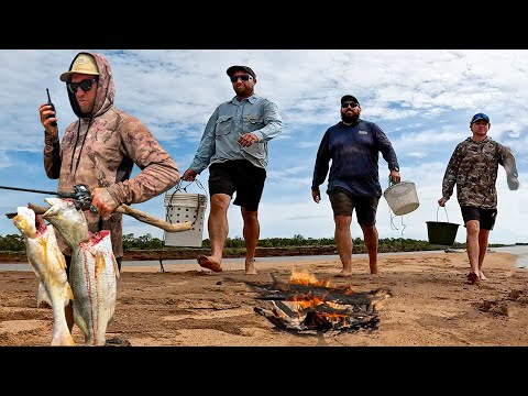 LOS PANAS – Una acampada Alucinante, con Cocina y Pesca