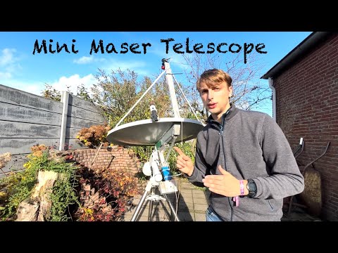 Small 1-metre radio telescope setup and demo