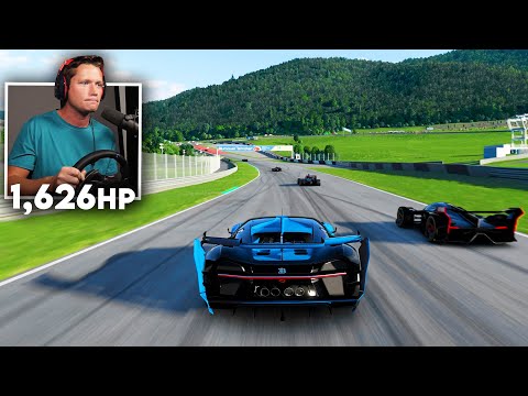 DRIVING A 1,626 HORSEPOWER BUGATTI!