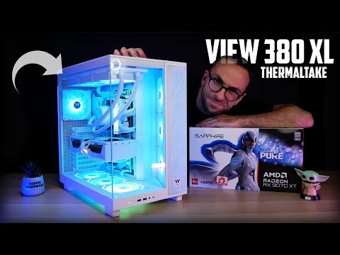 THERMALTAKE VIEW 380 XL TG ARGB SNOW - BIGGER AND... EXPENSIVE!