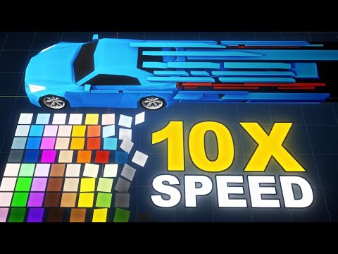 How to Colorize Low Poly Fast for Games in Blender 4.3