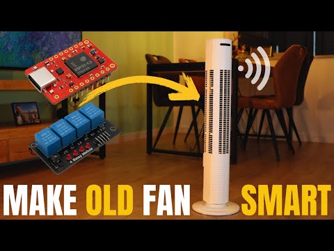 I made my old fan smart - WiFi control high voltage devices with ESP32