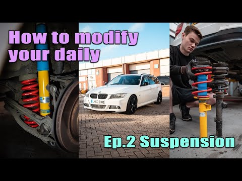 New SUSPENSION that will TRANSFORM your DAILY DRIVER | Episode 2 SUSPENSION | BMW E91 Touring