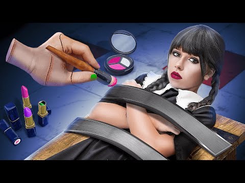 Wednesday Addams! From beauty to Wednesday Addams!