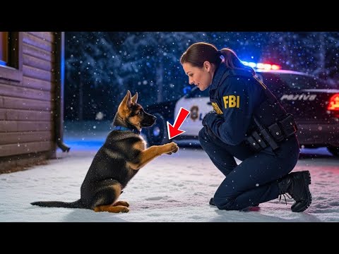 A K9 Puppy Ran to a Female FBI Agent for Help… and a Miracle Begins
