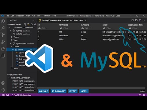 Connect to MySQL Database from Visual Studio Code and Run SQL Queries using SQLTools Extension