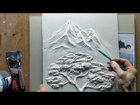 Bas-relief tree short course. ENG SUB.