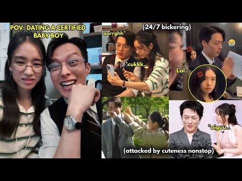 Jang Kiyong always goes ‘aegi mode’ only for his Ahn Eunjin noona👀 Dynamite Kiss BTS is the real one