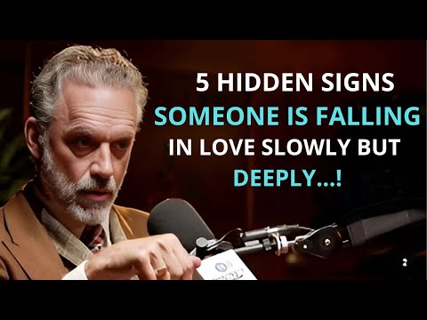 5 Hidden Signs Someone Is Falling in Love Slowly but Deeply | Jordan Peterson Motivation