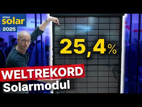 New solar module breaks efficiency record. It puts everything else in the shade!