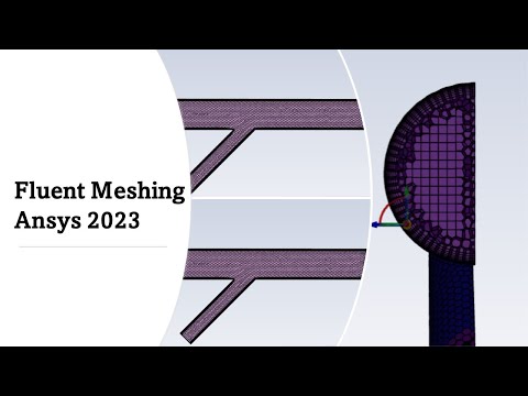 Ansys Fluent meshing tutorial  | Basic work flow
