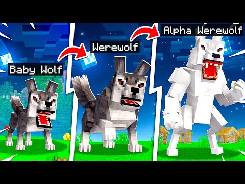 LIFE OF A WEREWOLF IN MINECRAFT!