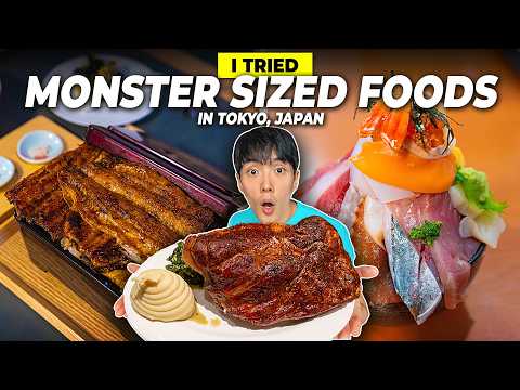 MONSTER SIZED Foods in Tokyo, Japan! (feat. Holafly)