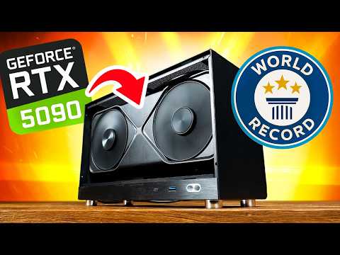 Wir bauen den kleinsten Gaming PC der Welt!! RTX 5090 & 9800X3D