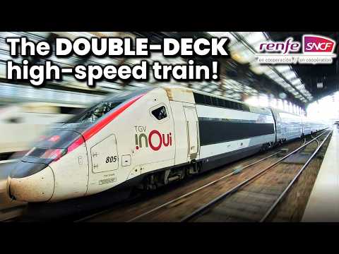 PARIS to BARCELONA on the FAMOUS TGV Duplex! - First Class Review