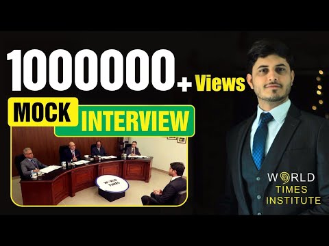 Mock Interview | Bilal Zubair | World Times Institute | Full Interview