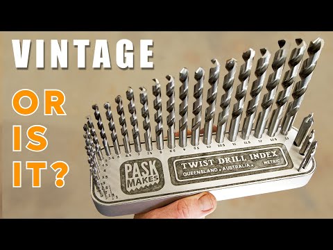 How to make a Vintage Style Drill Index