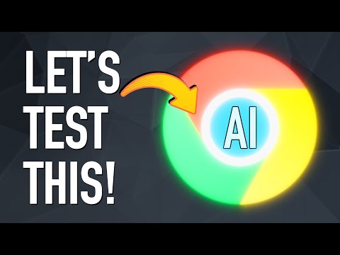 Using Chrome's new AI features (one take, no cuts)